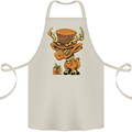 Steampunk Reindeer Funny Christmas Cotton Apron 100% Organic Natural