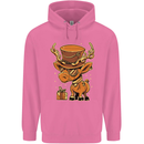 Steampunk Reindeer Funny Christmas Mens 80% Cotton Hoodie Azelea
