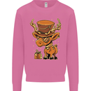 Steampunk Reindeer Funny Christmas Mens Sweatshirt Jumper Azalea