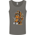 Steampunk Rhino Rhinoceros Mens Vest Tank Top Charcoal