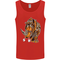 Steampunk Rhino Rhinoceros Mens Vest Tank Top Red