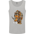 Steampunk Rhino Rhinoceros Mens Vest Tank Top Sports Grey