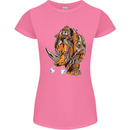Steampunk Rhino Rhinoceros Womens Petite Cut T-Shirt Azalea
