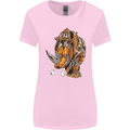 Steampunk Rhino Rhinoceros Womens Wider Cut T-Shirt Light Pink