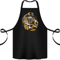 Steampunk Scorpion Cotton Apron 100% Organic Black
