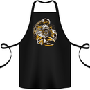 Steampunk Scorpion Cotton Apron 100% Organic Black