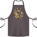 Steampunk Scorpion Cotton Apron 100% Organic Dark Grey