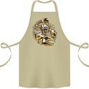 Steampunk Scorpion Cotton Apron 100% Organic Khaki