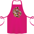 Steampunk Scorpion Cotton Apron 100% Organic Pink