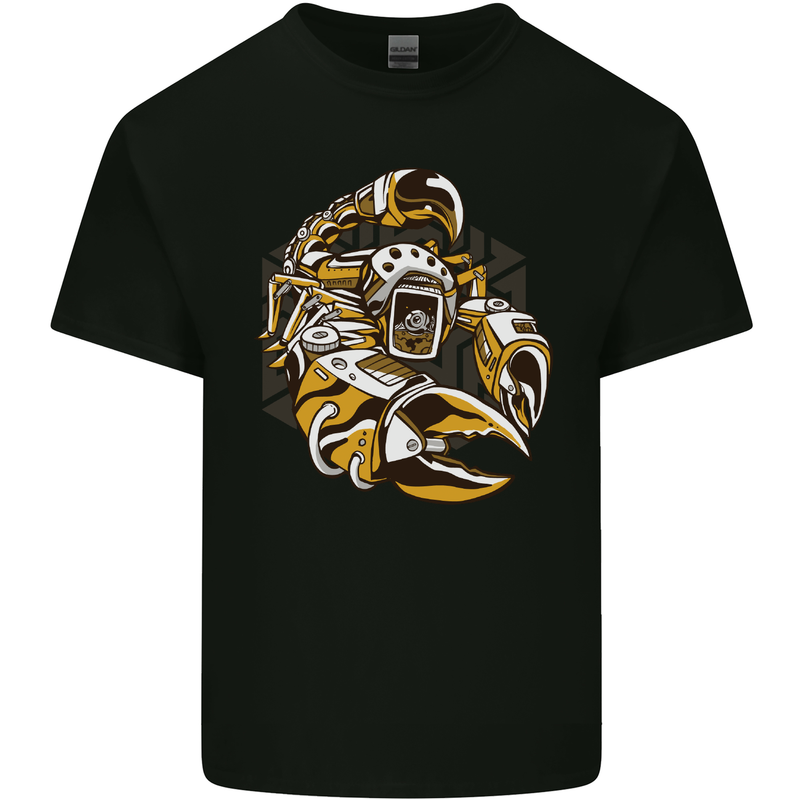 Steampunk Scorpion Kids T-Shirt Childrens Black