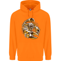 Steampunk Scorpion Mens 80% Cotton Hoodie Orange