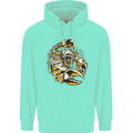 Steampunk Scorpion Mens 80% Cotton Hoodie Peppermint