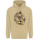 Steampunk Scorpion Mens 80% Cotton Hoodie Sand