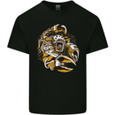 Steampunk Scorpion Mens Cotton T-Shirt Tee Top Black