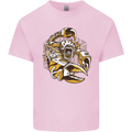 Steampunk Scorpion Mens Cotton T-Shirt Tee Top Light Pink