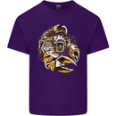 Steampunk Scorpion Mens Cotton T-Shirt Tee Top Purple
