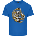 Steampunk Scorpion Mens Cotton T-Shirt Tee Top Royal Blue