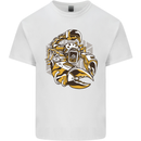 Steampunk Scorpion Mens Cotton T-Shirt Tee Top White