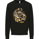Steampunk Scorpion Mens Sweatshirt Jumper Black