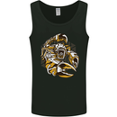 Steampunk Scorpion Mens Vest Tank Top Black