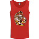 Steampunk Scorpion Mens Vest Tank Top Red