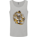Steampunk Scorpion Mens Vest Tank Top Sports Grey