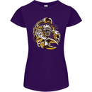 Steampunk Scorpion Womens Petite Cut T-Shirt Purple