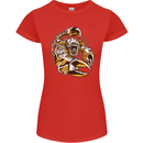 Steampunk Scorpion Womens Petite Cut T-Shirt Red