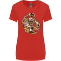 Steampunk Scorpion Womens Wider Cut T-Shirt Red