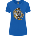 Steampunk Scorpion Womens Wider Cut T-Shirt Royal Blue