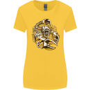 Steampunk Scorpion Womens Wider Cut T-Shirt Yellow