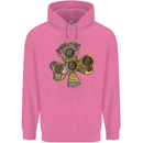 Steampunk Shamrock Childrens Kids Hoodie Azalea