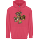 Steampunk Shamrock Childrens Kids Hoodie Heliconia