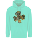 Steampunk Shamrock Childrens Kids Hoodie Peppermint
