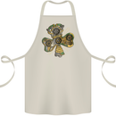 Steampunk Shamrock Cotton Apron 100% Organic Natural