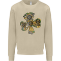 Steampunk Shamrock Mens Sweatshirt Jumper Sand