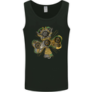 Steampunk Shamrock Mens Vest Tank Top Black
