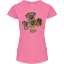 Steampunk Shamrock Womens Petite Cut T-Shirt Azalea