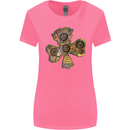 Steampunk Shamrock Womens Wider Cut T-Shirt Azalea