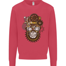 Steampunk Skull Kids Sweatshirt Jumper Heliconia