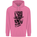 Steampunk Skull With Top Hat Childrens Kids Hoodie Azalea