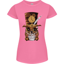 Steampunk Skull Womens Petite Cut T-Shirt Azalea