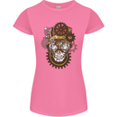 Steampunk Skull Womens Petite Cut T-Shirt Azalea