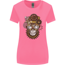 Steampunk Skull Womens Wider Cut T-Shirt Azalea