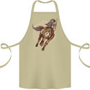 Steampunk Unicorn Cotton Apron 100% Organic Khaki