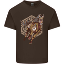 Steampunk Unicorn Kids T-Shirt Childrens Chocolate