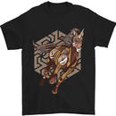 Steampunk Unicorn Mens T-Shirt Cotton Gildan Black