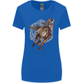 Steampunk Unicorn Womens Wider Cut T-Shirt Royal Blue