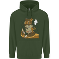 Steampunk Zombie Halloween Childrens Kids Hoodie Forest Green