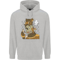 Steampunk Zombie Halloween Childrens Kids Hoodie Sports Grey